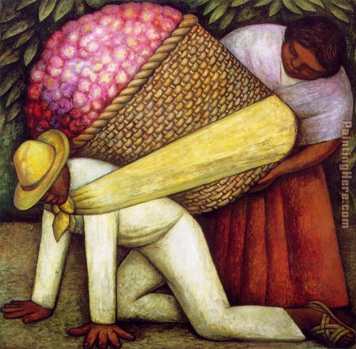 Diego Rivera The Flower Carrier I